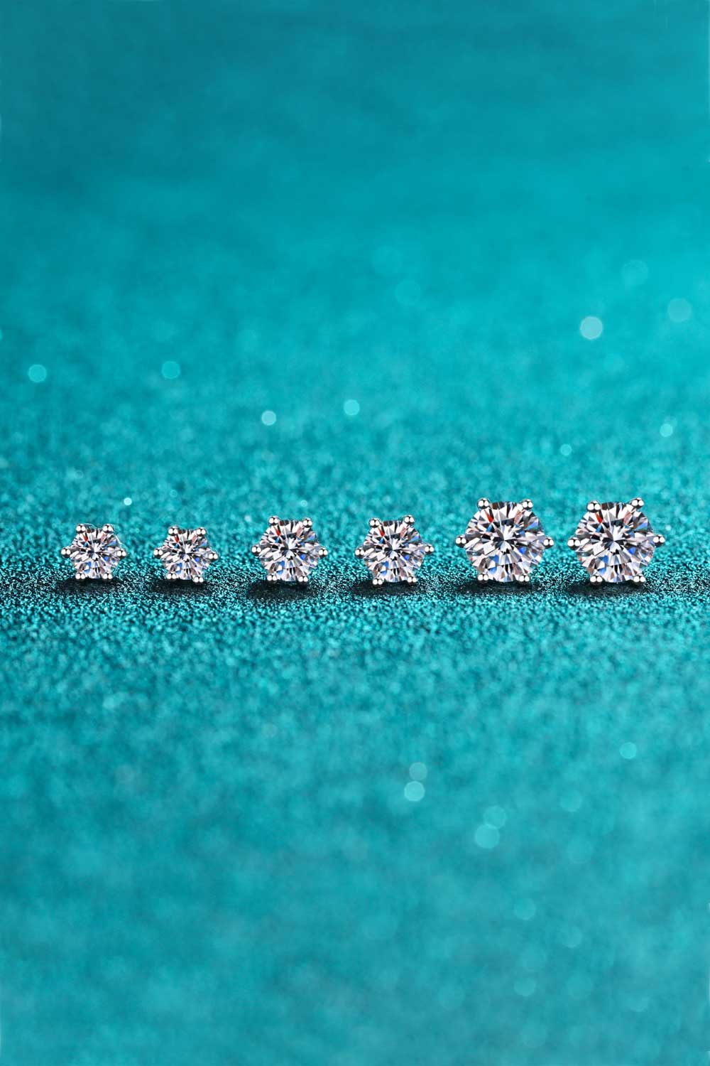 Brick Bling: Endless Cheer Moissanite Stud Earrings