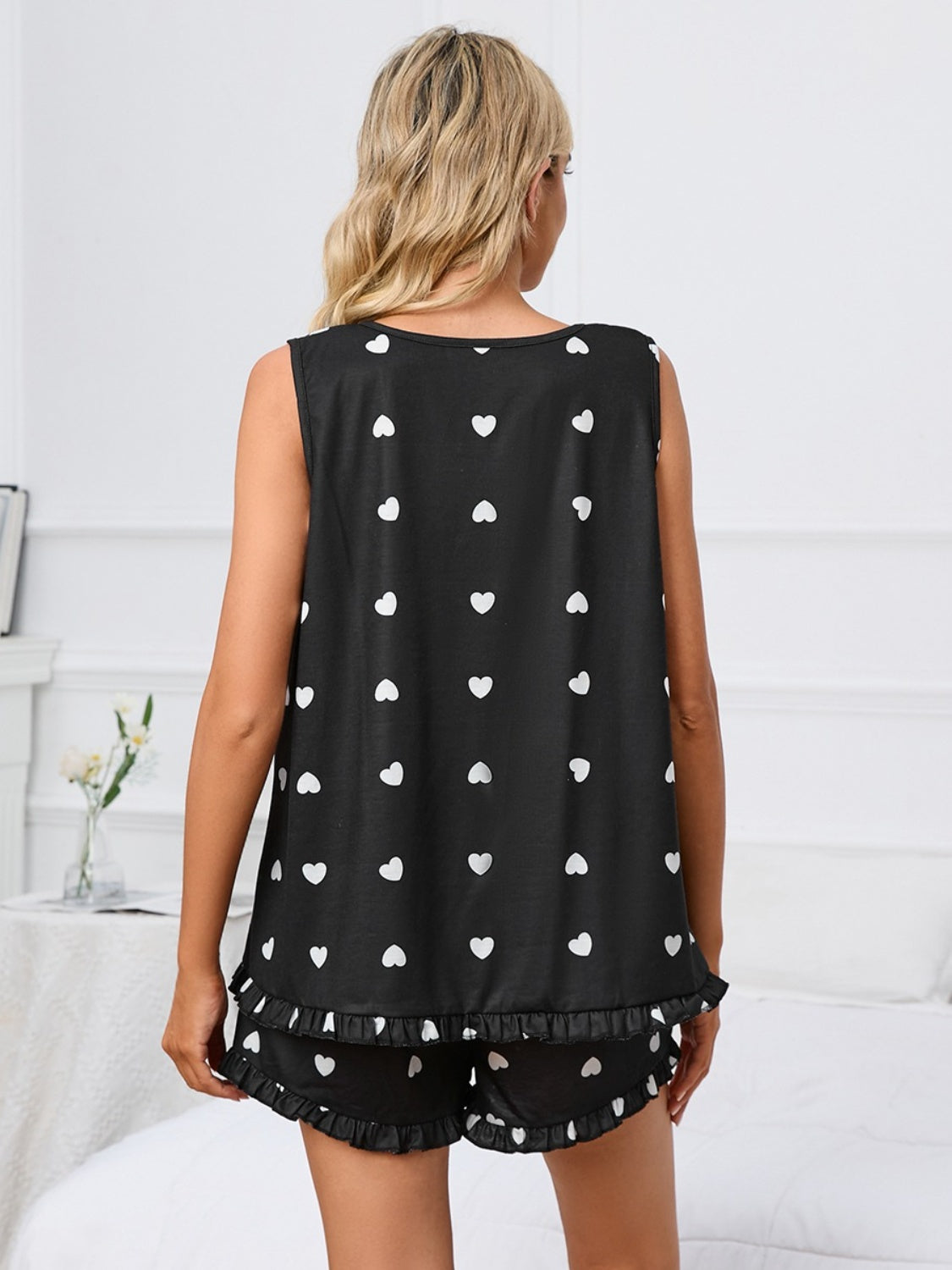 “The Dream Heart” Scoop Neck Tank and Shorts Lounge Set