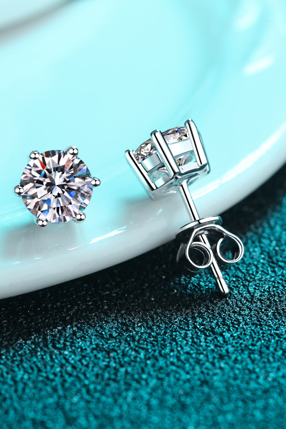 Brick Bling: Endless Cheer Moissanite Stud Earrings