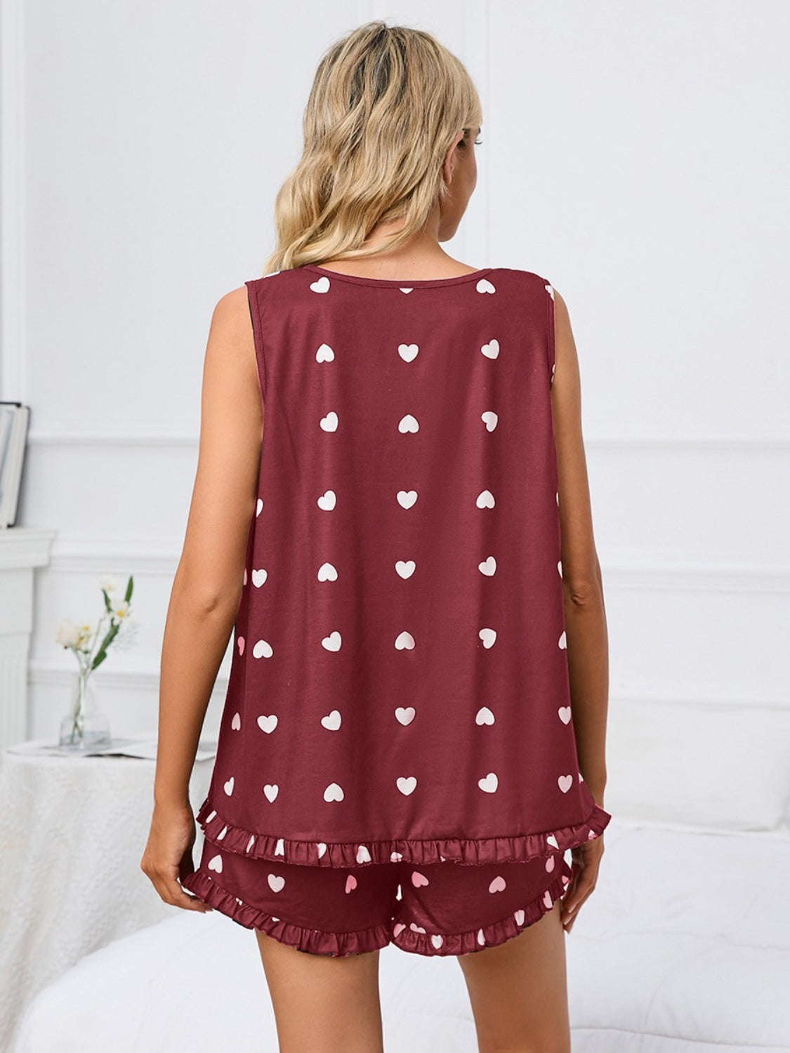 “The Dream Heart” Scoop Neck Tank and Shorts Lounge Set