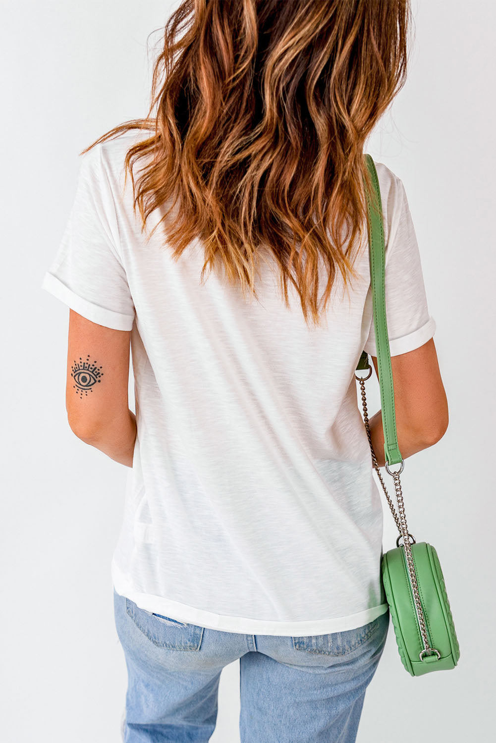 “The GIRL POWER” Graphic Round Neck Tee