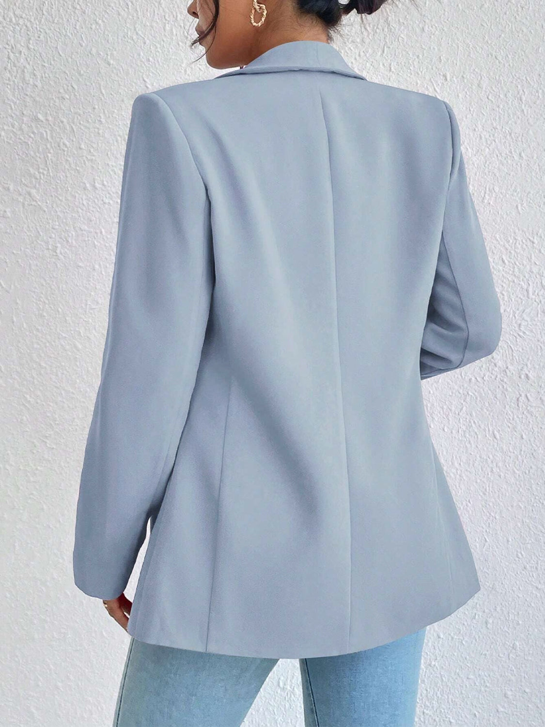 “The Quick Fix” Shawl Collar Long Sleeve Blazer