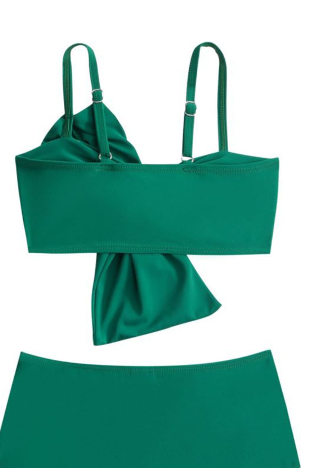 “The Kiddie Bongo” Twisted Spaghetti Strap Two-Piece Swim Set