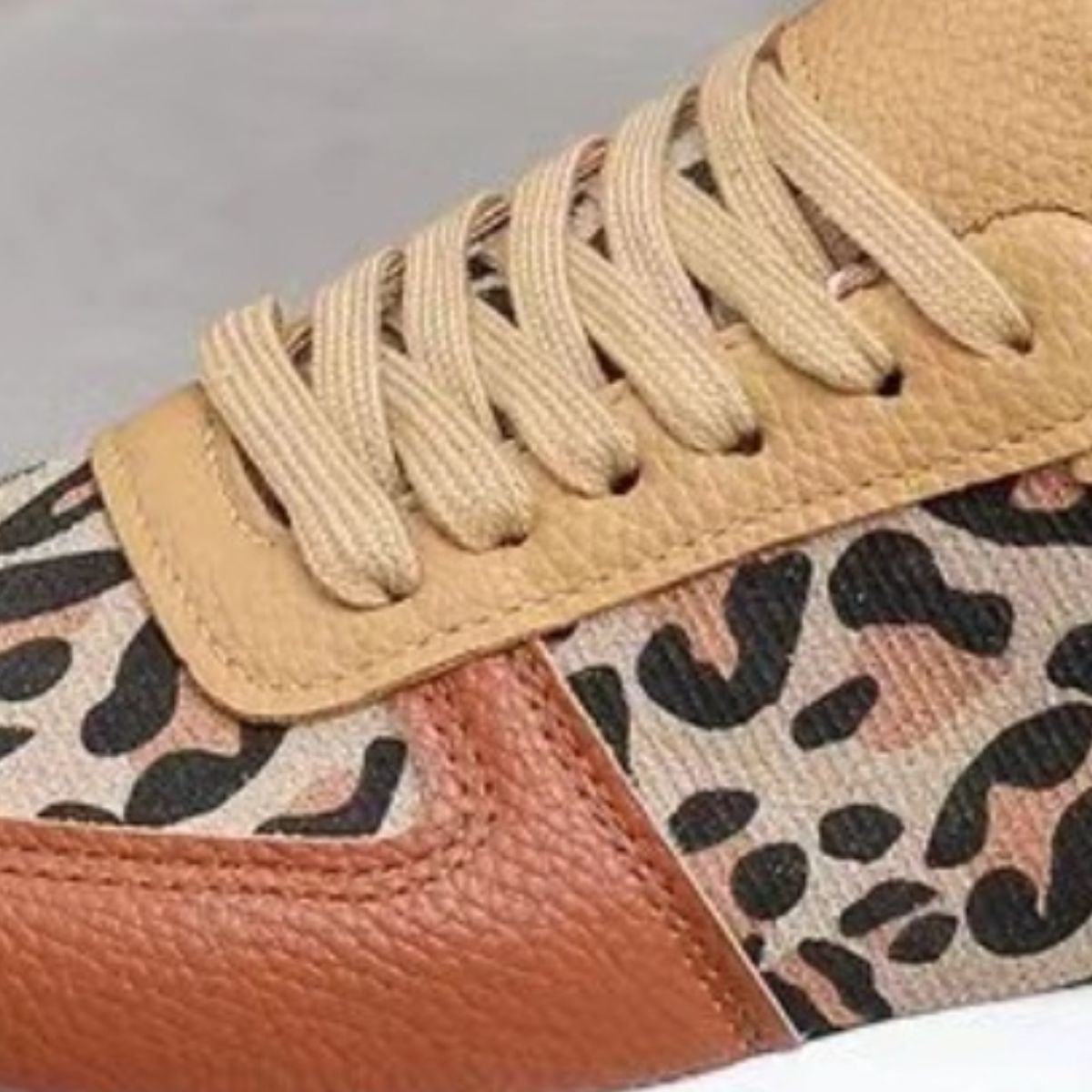 “The PawPaw” Tied Printed PU Leather Athletic