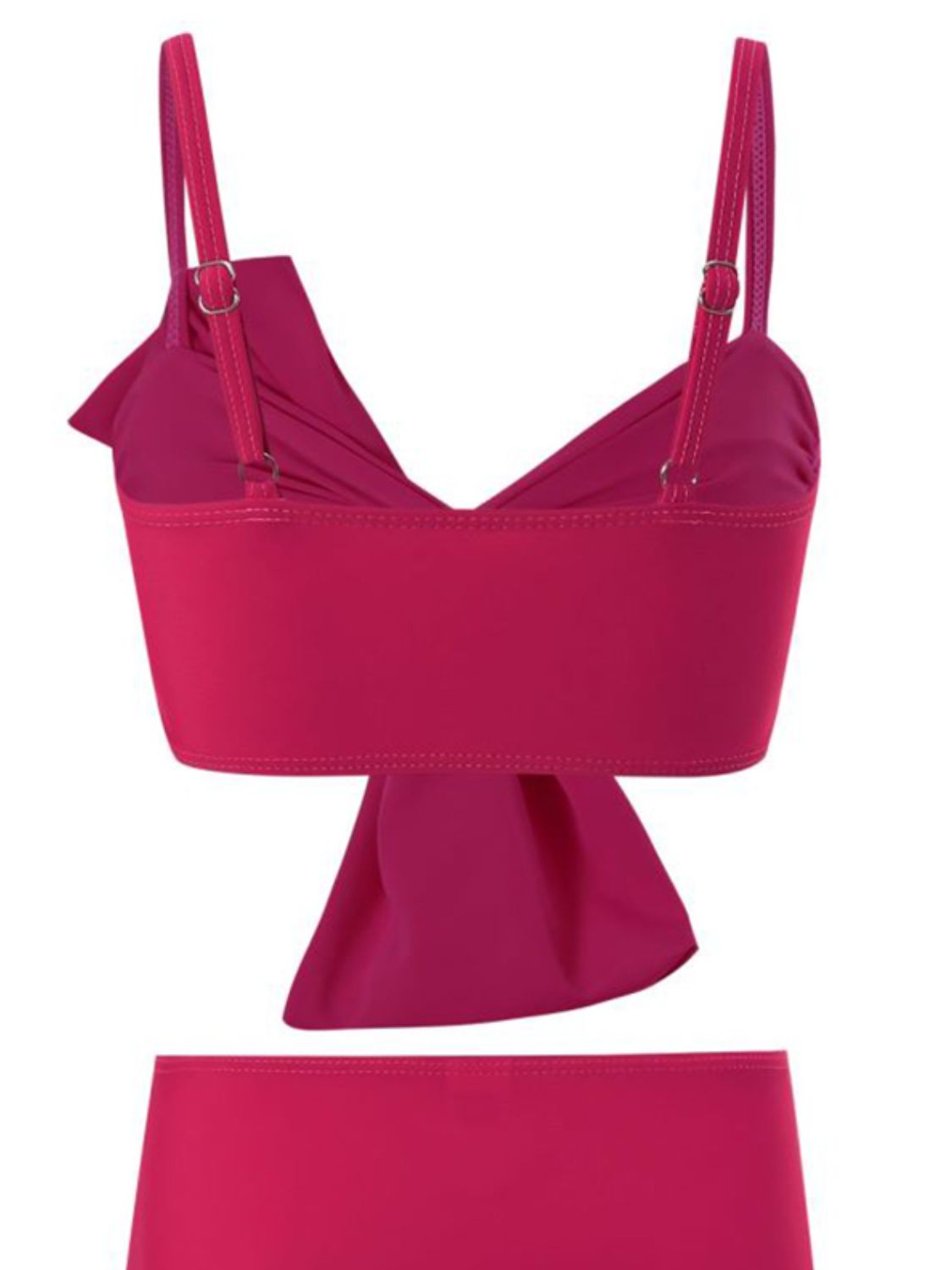 “The Kiddie Bongo” Twisted Spaghetti Strap Two-Piece Swim Set