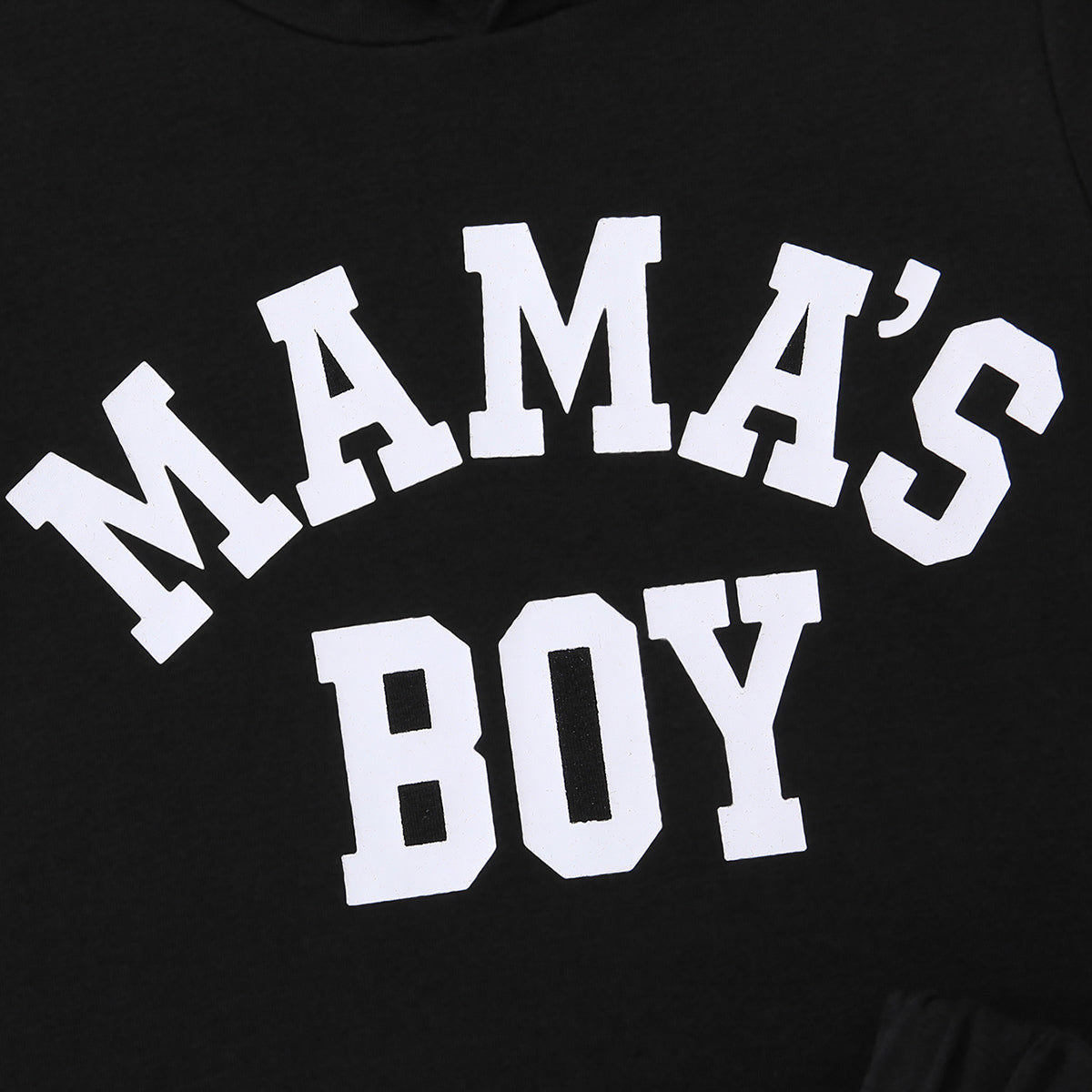 “Brickie Boy:MAMA'S BOY” Graphic Short Sleeve Hoodie and Shorts Set