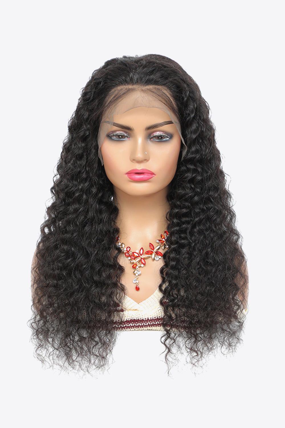 Brick Bundles: Bahamian”  20” 13x4“ Lace Front Wigs Human Hair Curly Natural Color 150% Density