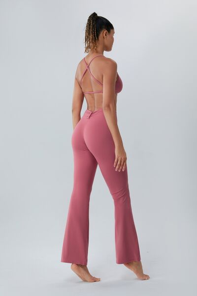 “The downward Spiral” Ruched High Waist Active Pants