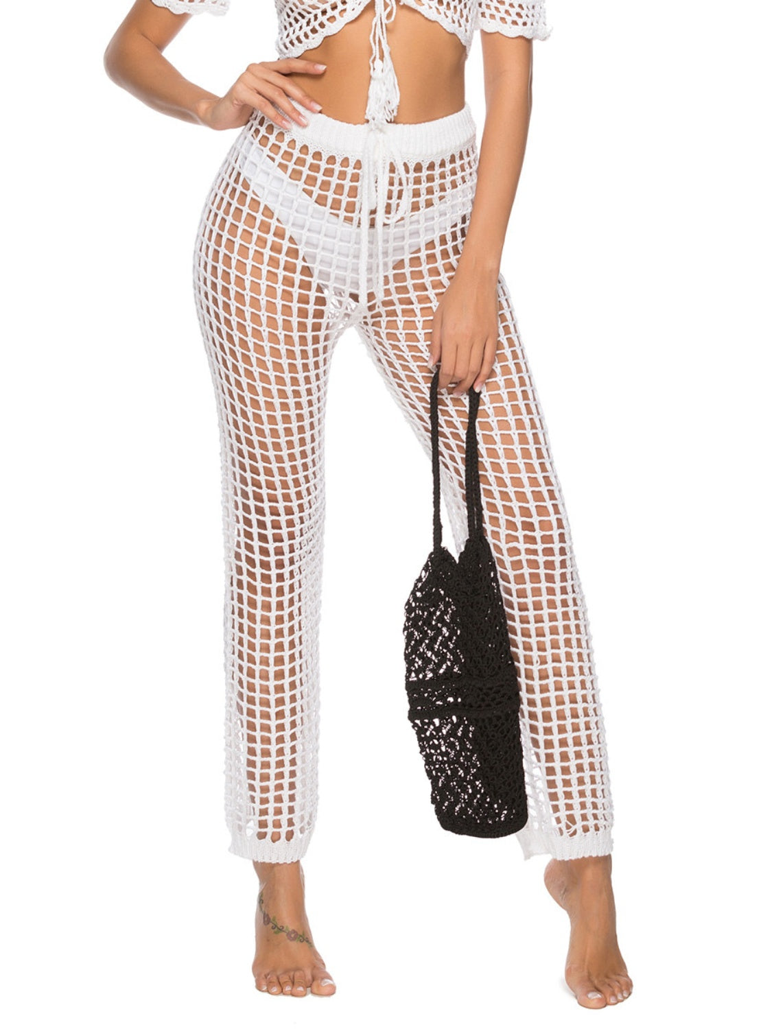 “The Shakes” Cutout High Waist Swim Pants