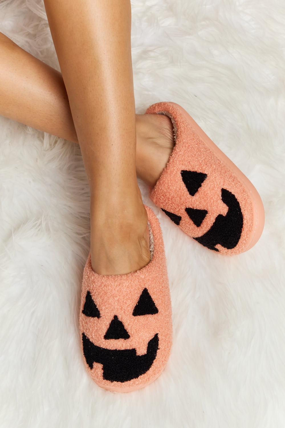 “The Every Slip” Printed Plush Slide Slippers