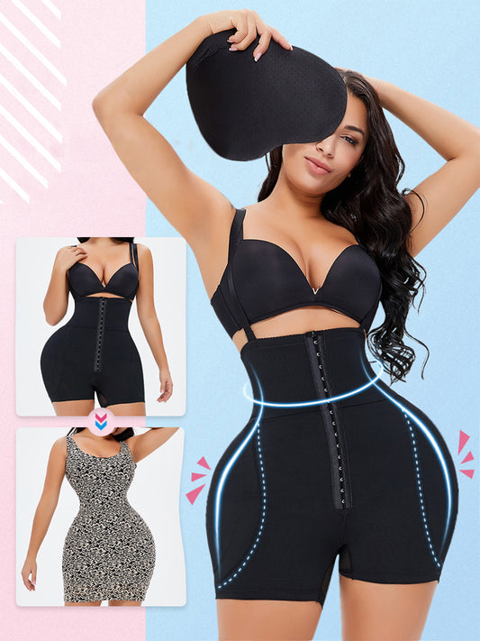 “Brick Fit:Full Size Hook-and-Eye Under-Bust Shaping Bodysuit