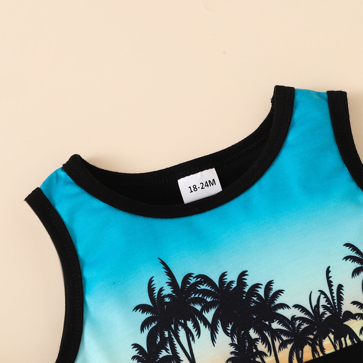 “Brickie Kids:Summer In Miami” Graphic Tank and Short Set