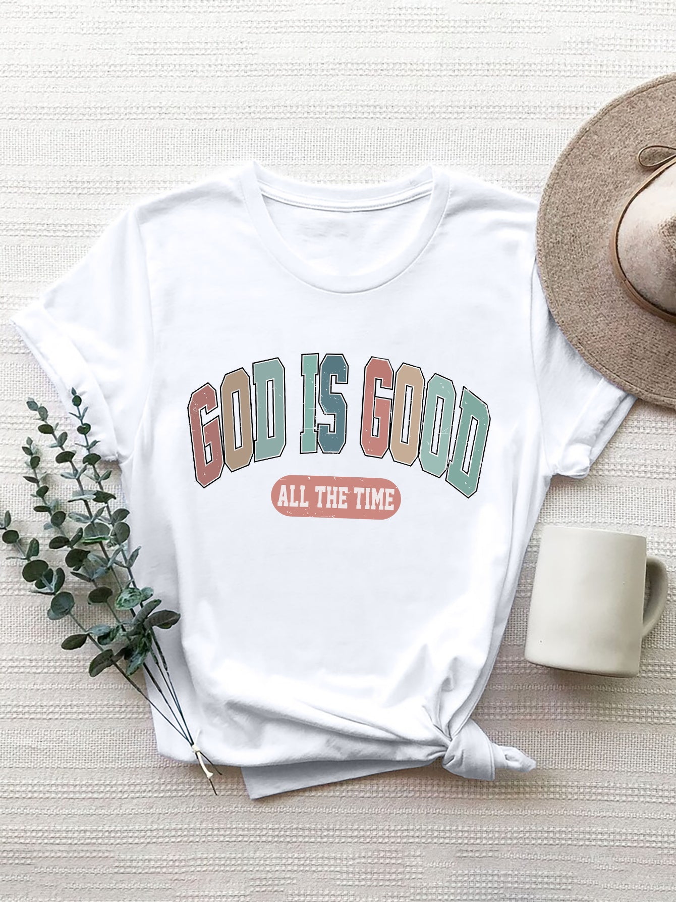 “The GOD IS GOOD ALL THE TIME” Round Neck T-Shirt