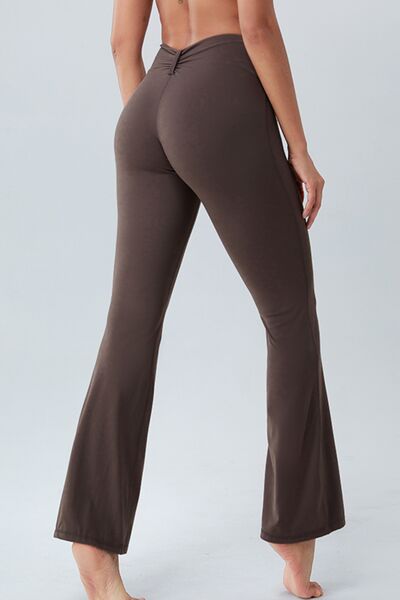 “The downward Spiral” Ruched High Waist Active Pants