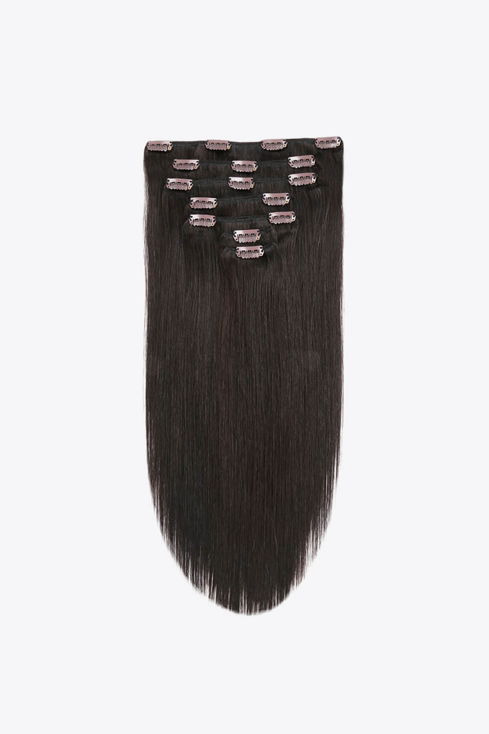 18" 120g Clip-In Hair Extensions Indian Human Hair