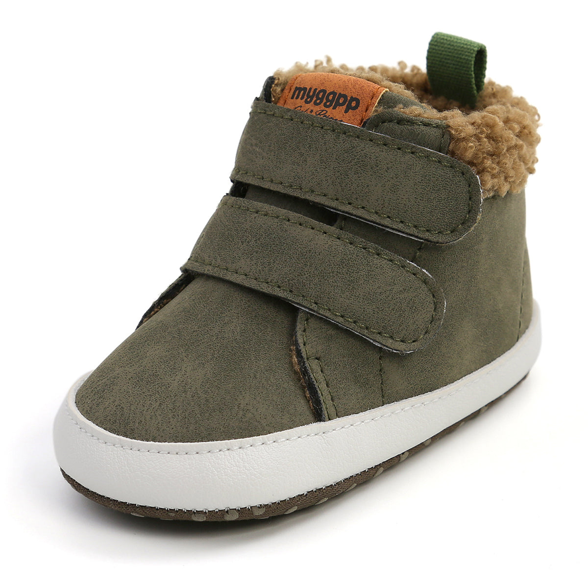 Baby Brick: Fuzzy Velcro Kid Sneakers