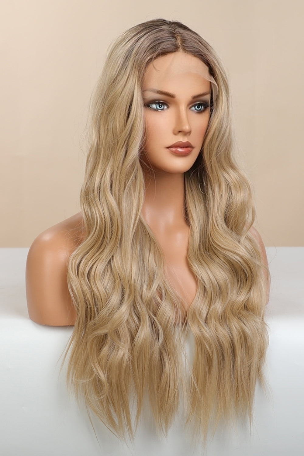 (Jane)13*2" Lace Front Wigs Synthetic Long Wave 26'' 150% Density