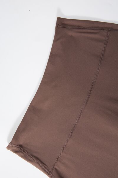 “The downward Spiral” Ruched High Waist Active Pants