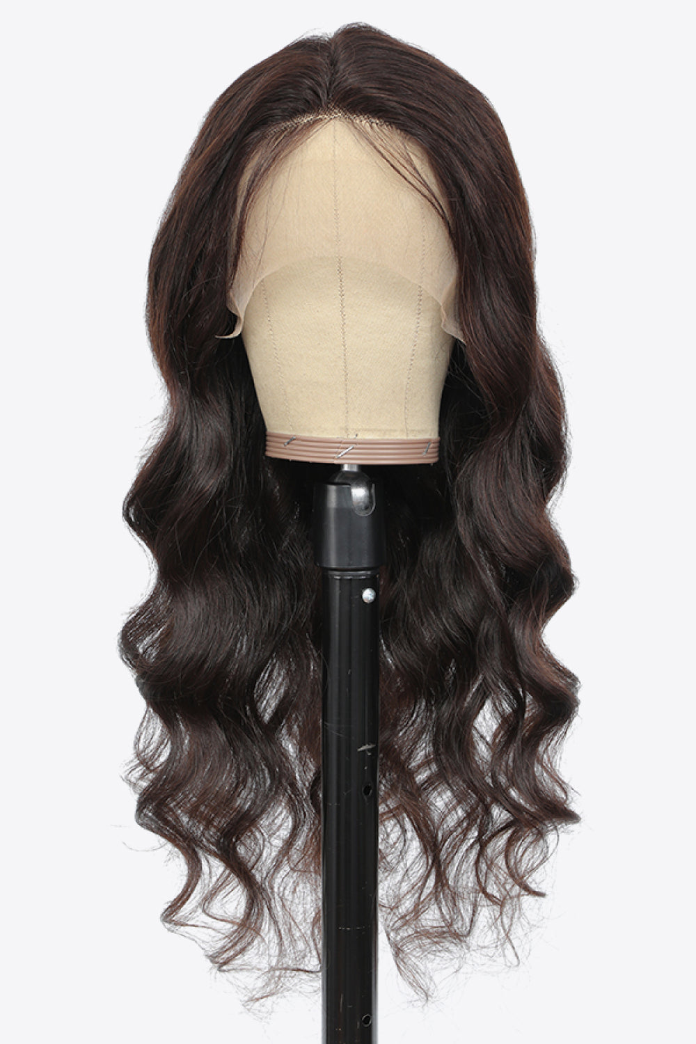 “Brick Bundles:Ms Bawdy” 20" 13x4 Lace Front Wigs Body Wave Human Virgin Hair Natural Color 150% Density