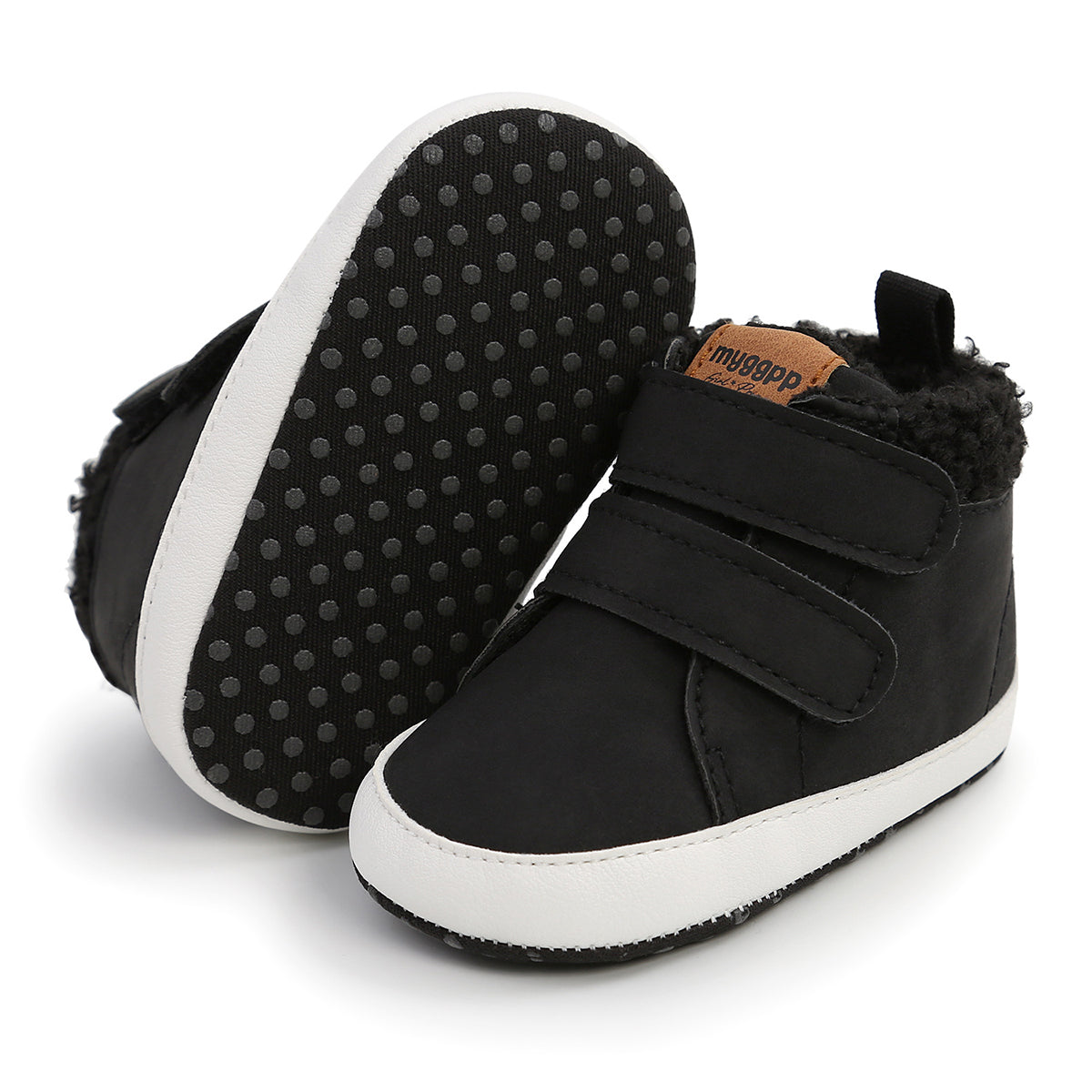 Baby Brick: Fuzzy Velcro Kid Sneakers