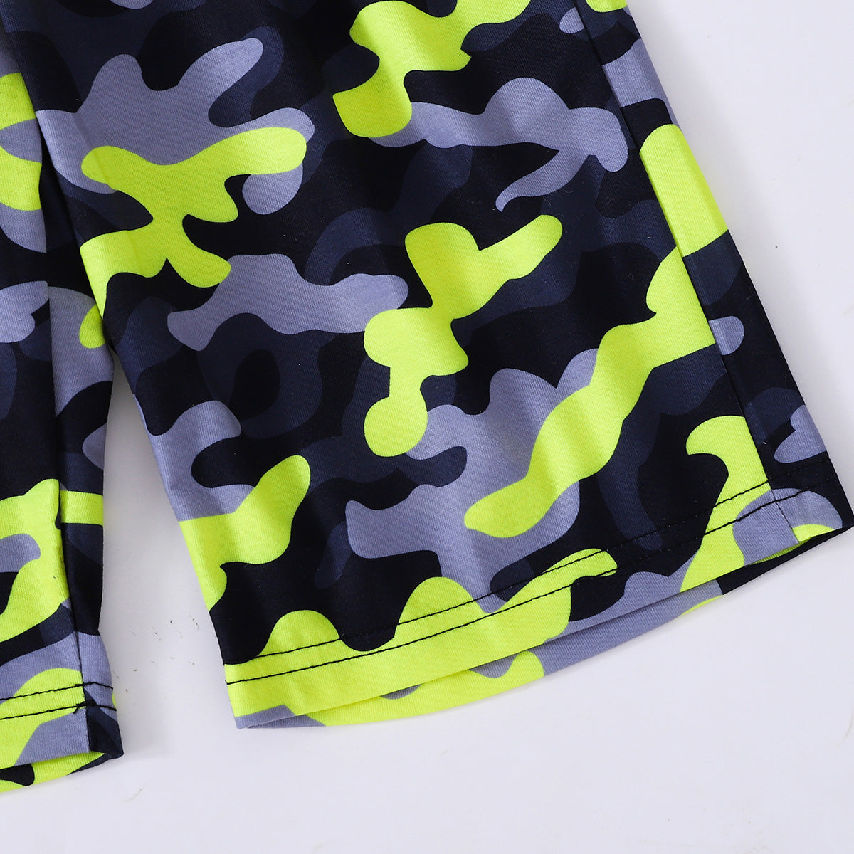 Brickie Boys: The Dinosaur Graphic Tee and Camouflage Shorts Set