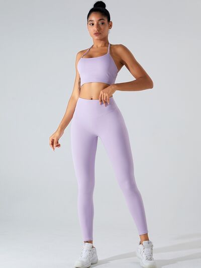 “The Squeeze” High Waist Wide Waistband Active Leggings