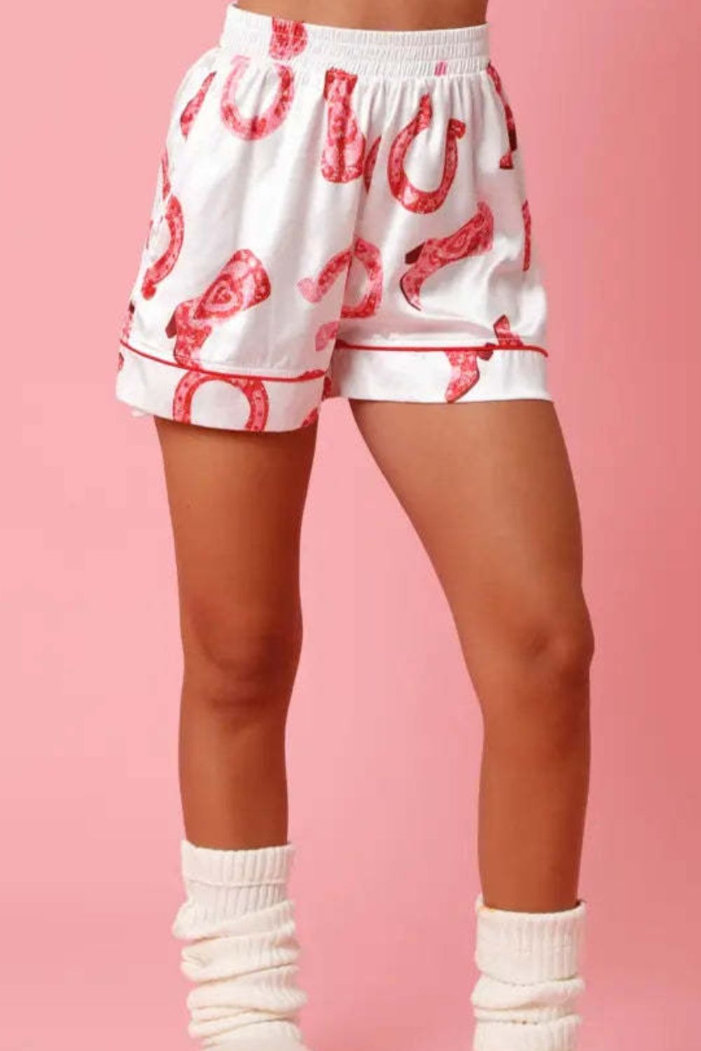 “The Kiddos” Printed Button Up Top and Shorts Lounge Set