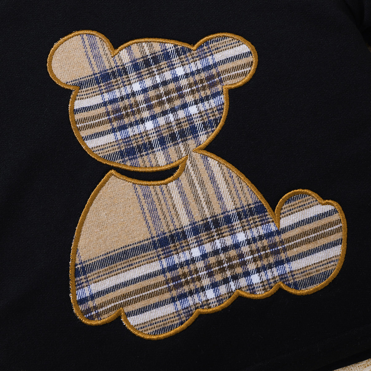 “The Baby Bear” Graphic Round Neck Tee and Short Set