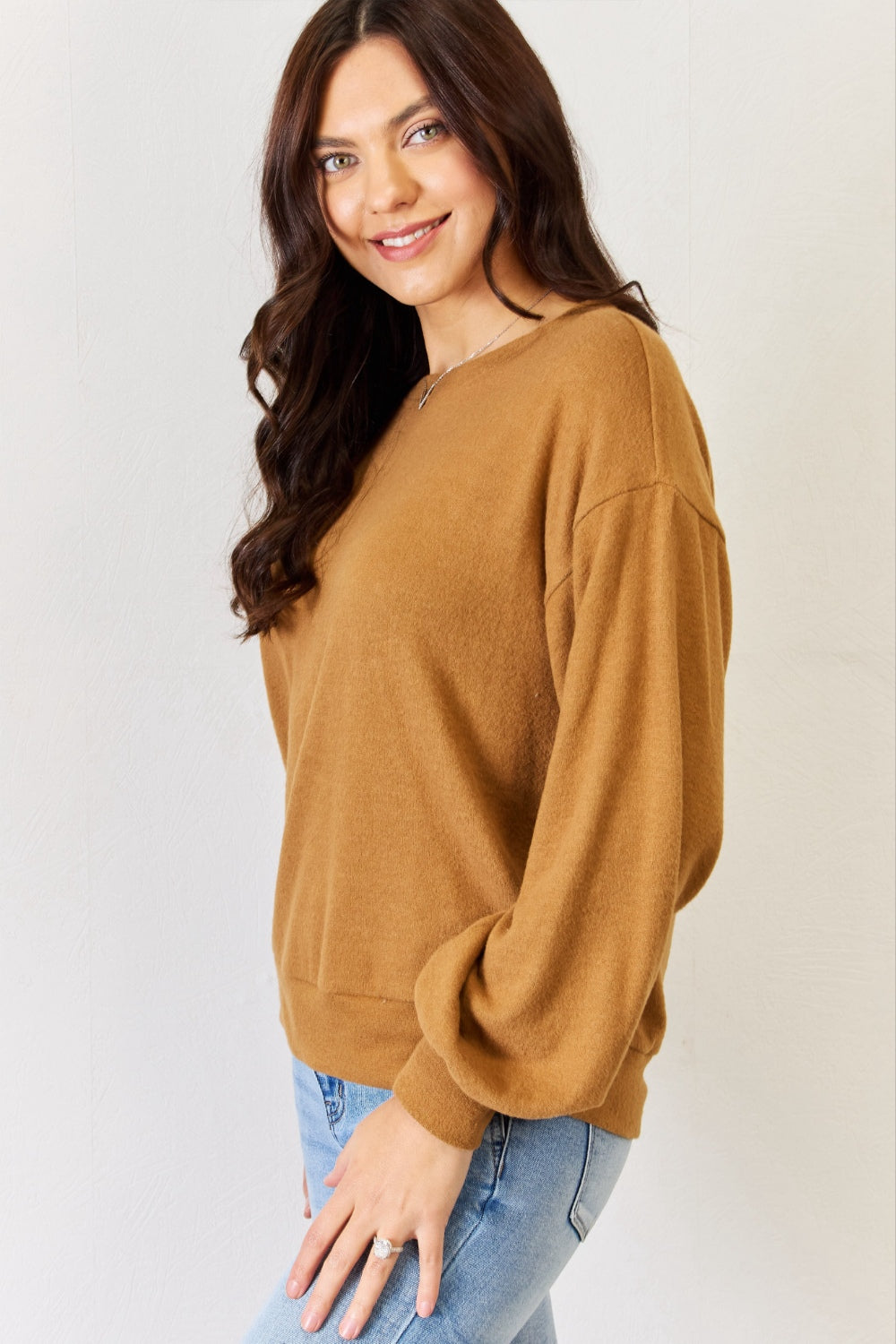 “The HYFVE” Round Neck Long Sleeve Top