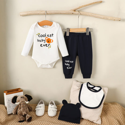 “Baby Brick: The COOLEST BABY EVER” Long Sleeve Bodysuit and Pants Set