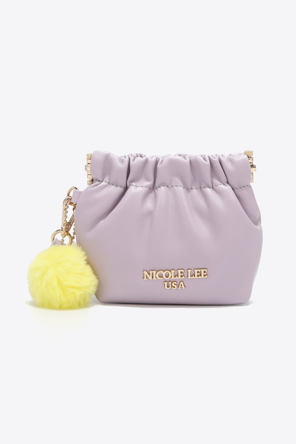 Brick Bag:Nicole USA Faux Leather Pouch