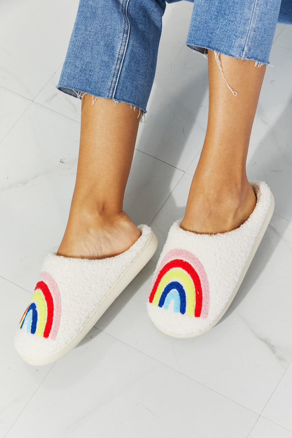 “The Foot Rainbow” Plush Slipper