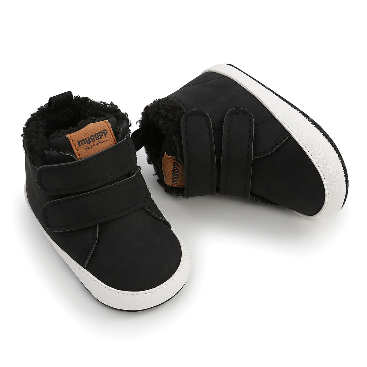 Baby Brick: Fuzzy Velcro Kid Sneakers