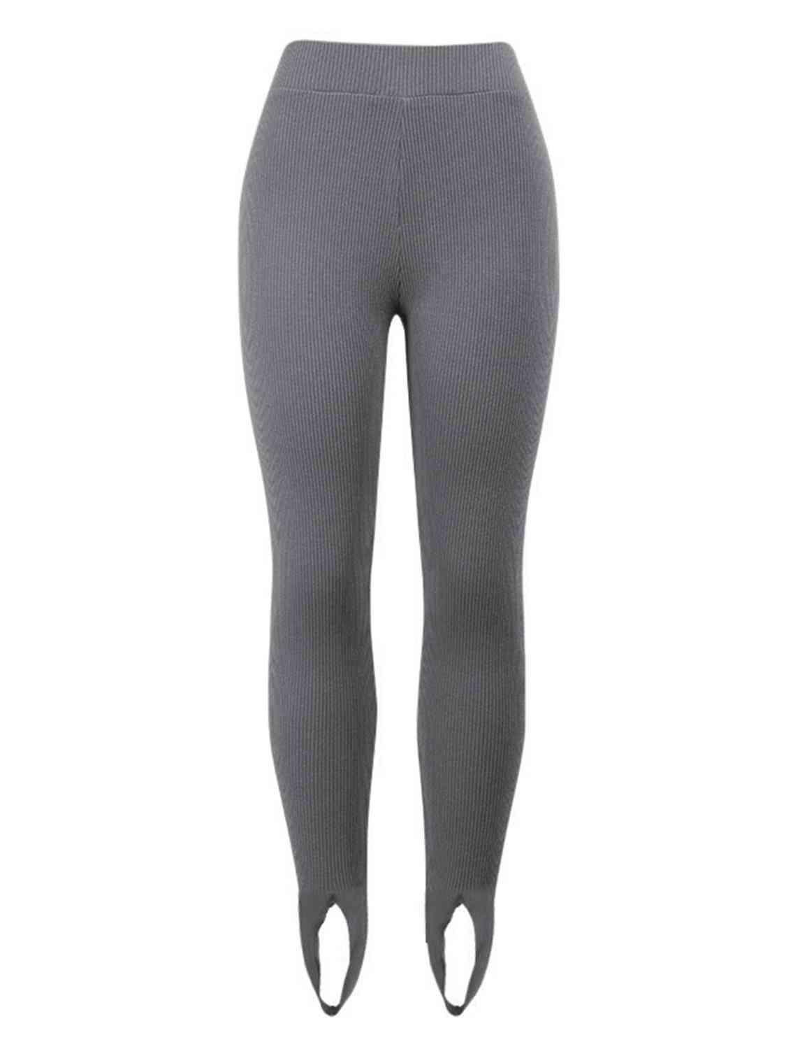 Ribbed Mid Waist Leggings