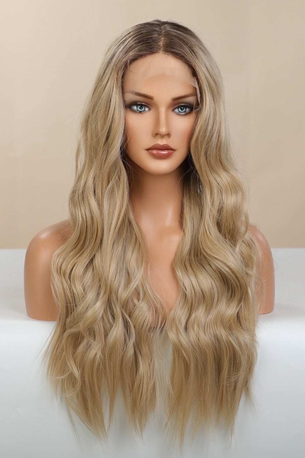 (Jane)13*2" Lace Front Wigs Synthetic Long Wave 26'' 150% Density