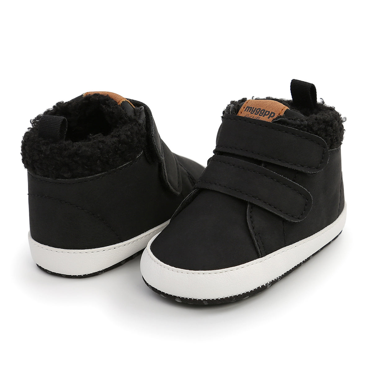 Baby Brick: Fuzzy Velcro Kid Sneakers