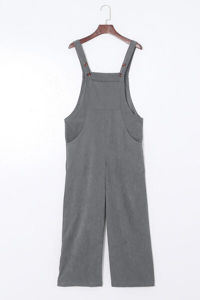 “The Swisher” Pocketed Wide Leg Overall