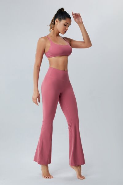 “The downward Spiral” Ruched High Waist Active Pants