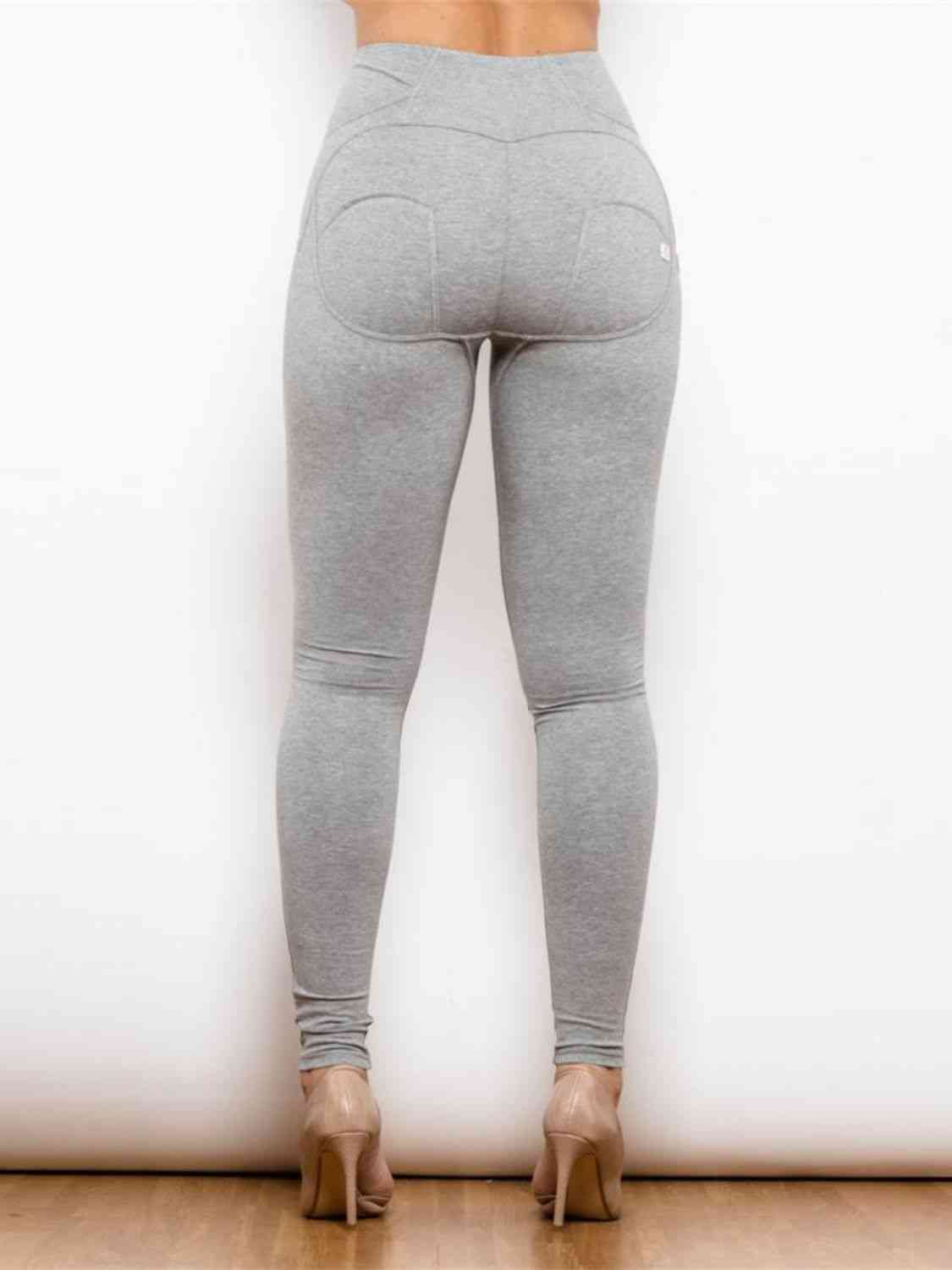 “The Cuff Her” Full Size Zip Detail High Waist Leggings