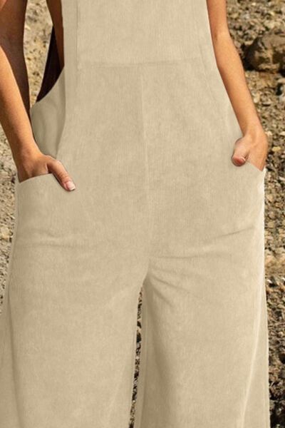 “The Swisher” Pocketed Wide Leg Overall