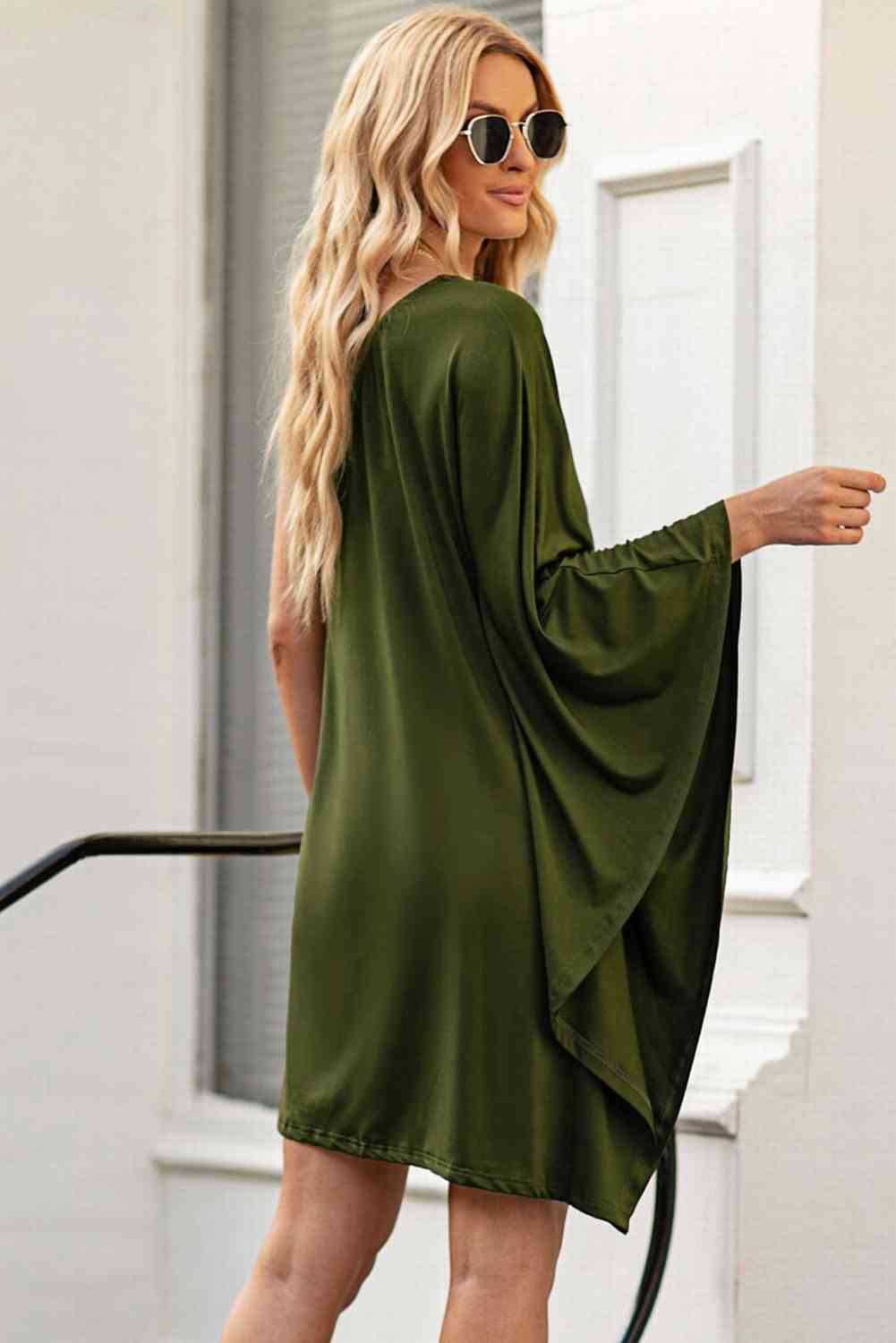 “The D.C Brunch” One Shoulder Statement Dress