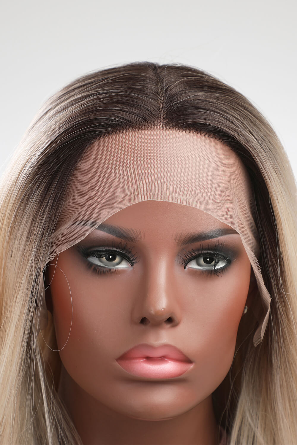 (Sienna)13*2" Lace Front Wigs Synthetic Long Straight 16" 150% Density