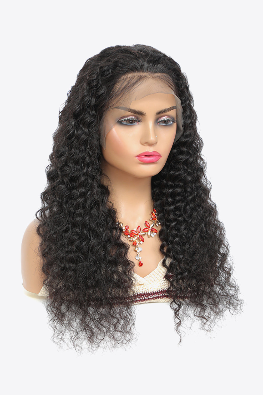 Brick Bundles: Bahamian”  20” 13x4“ Lace Front Wigs Human Hair Curly Natural Color 150% Density