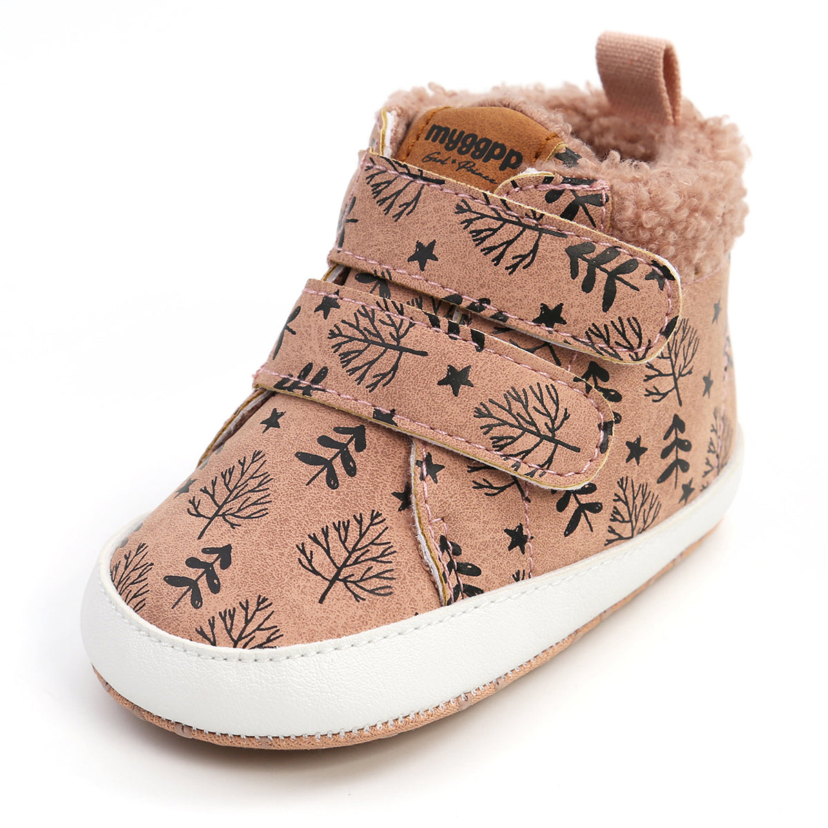 Baby Brick: Fuzzy Velcro Kid Sneakers