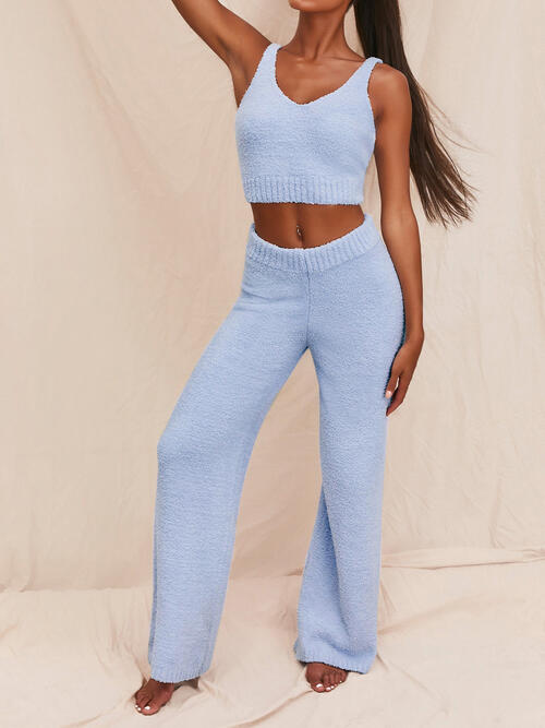 “The Cuddle Me” V-Neck Tank and Pants Set