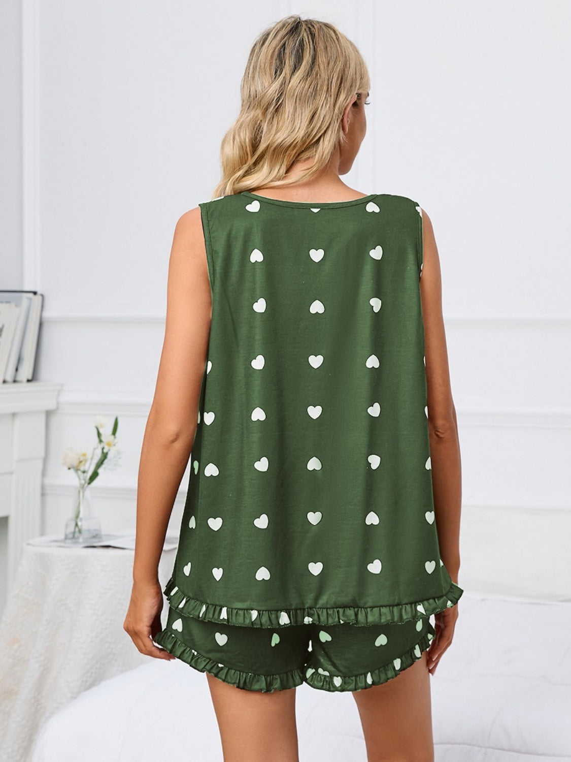 “The Dream Heart” Scoop Neck Tank and Shorts Lounge Set