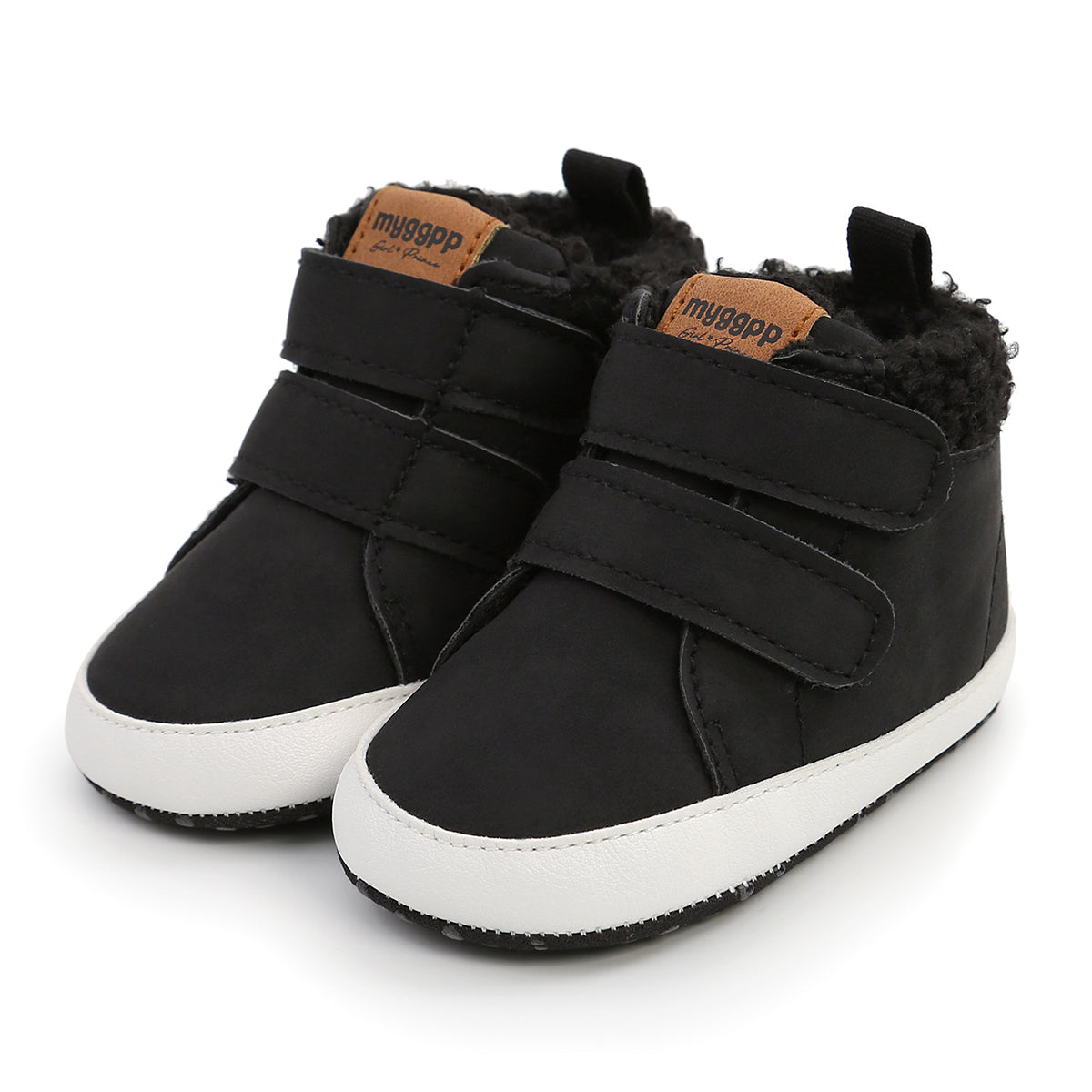 Baby Brick: Fuzzy Velcro Kid Sneakers