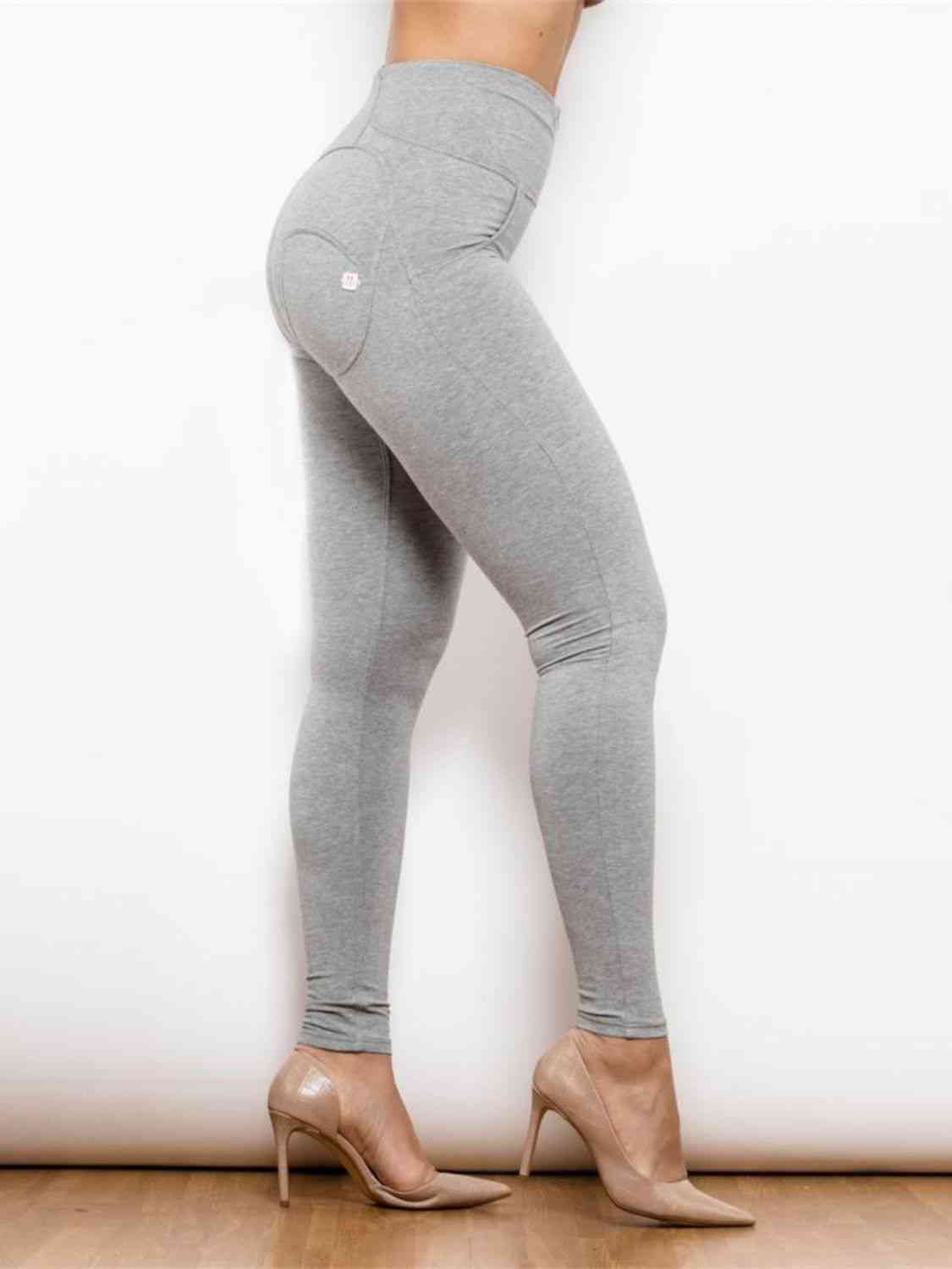 “The Cuff Her” Full Size Zip Detail High Waist Leggings