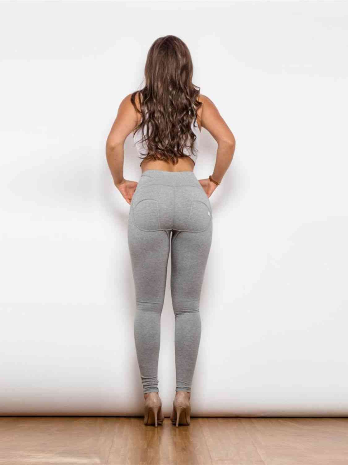 “The Cuff Her” Full Size Zip Detail High Waist Leggings