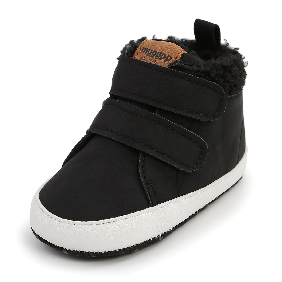 Baby Brick: Fuzzy Velcro Kid Sneakers